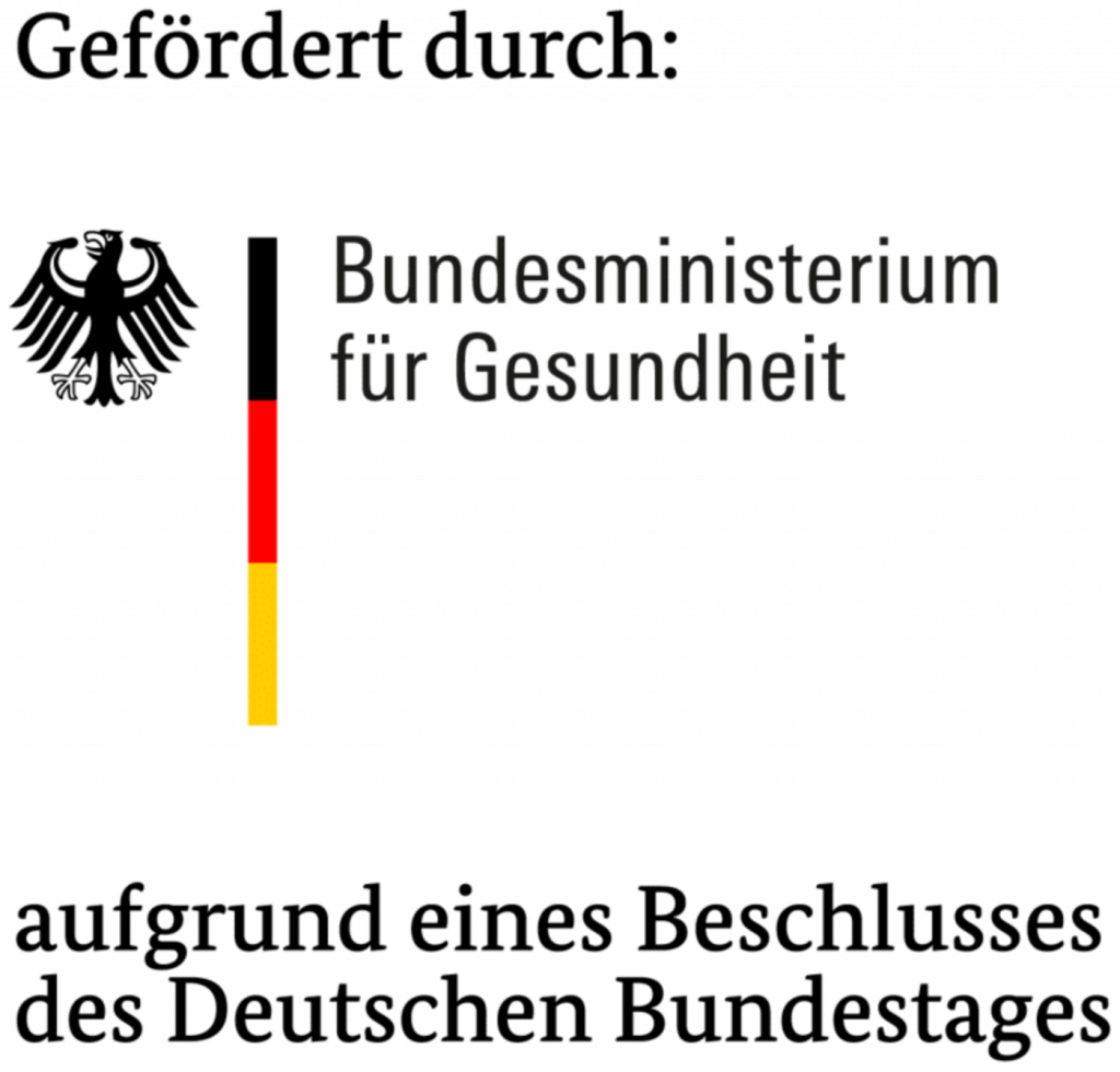 Logo Gefördert von BMG